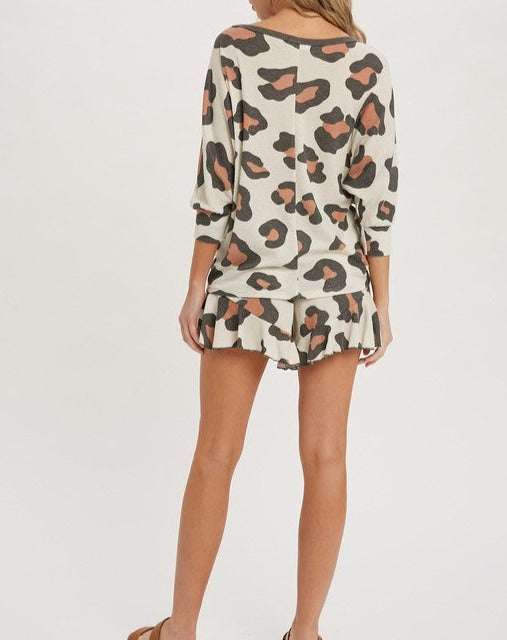 LEOPARD PRINT LOUNGE SET